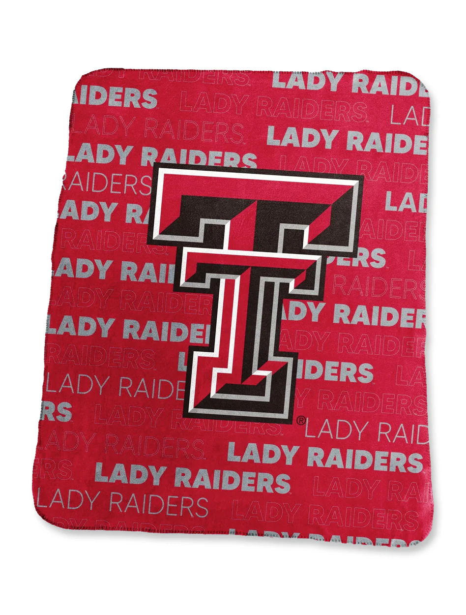 Texas Tech Lady Raiders Classic Fleece Throw