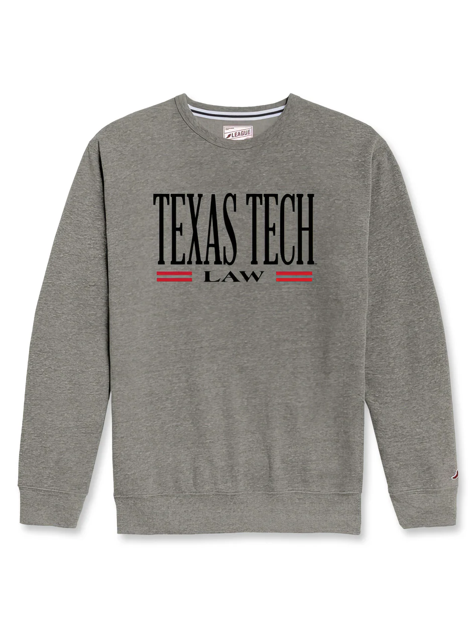 Texas Tech Law Tri-Blend Crewneck Sweatshirt