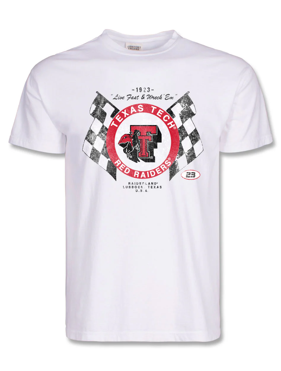 Texas Tech "Live Fast & Wreck'EM" Short Sleeve Comfort T-shirt