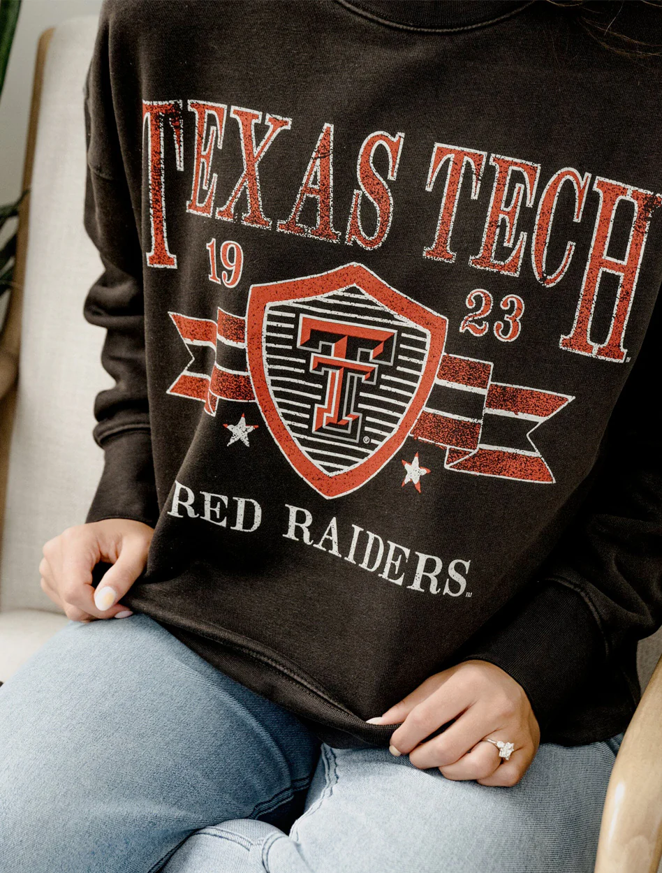 Texas Tech Livy Lu "Vault Pep Rally" Crew Sweatshirt - Image 2
