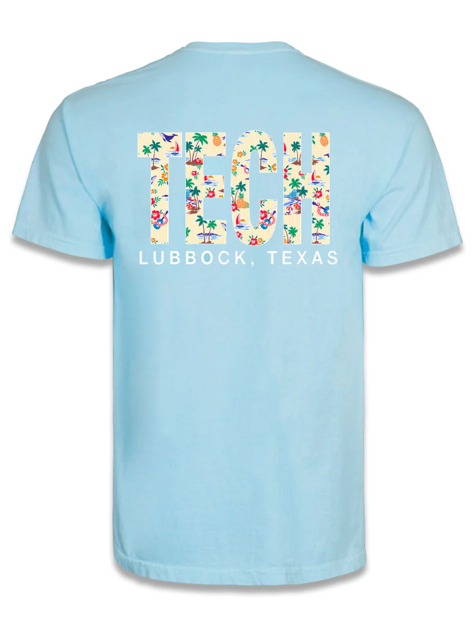 Texas Tech, Lubbock, TX TECH "Island Time" T-Shirt