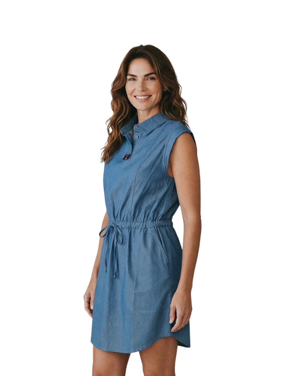 Texas Tech Lusso "Donatella" Denim Dress - Image 2