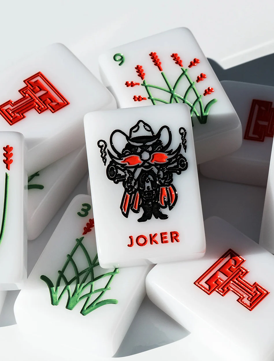 Texas Tech Mahjong Tiles in Acrylic Box - Image 3