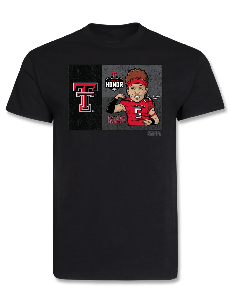 Texas Tech Mahomes "Flex Flag" Ring Of Honor T-shirt