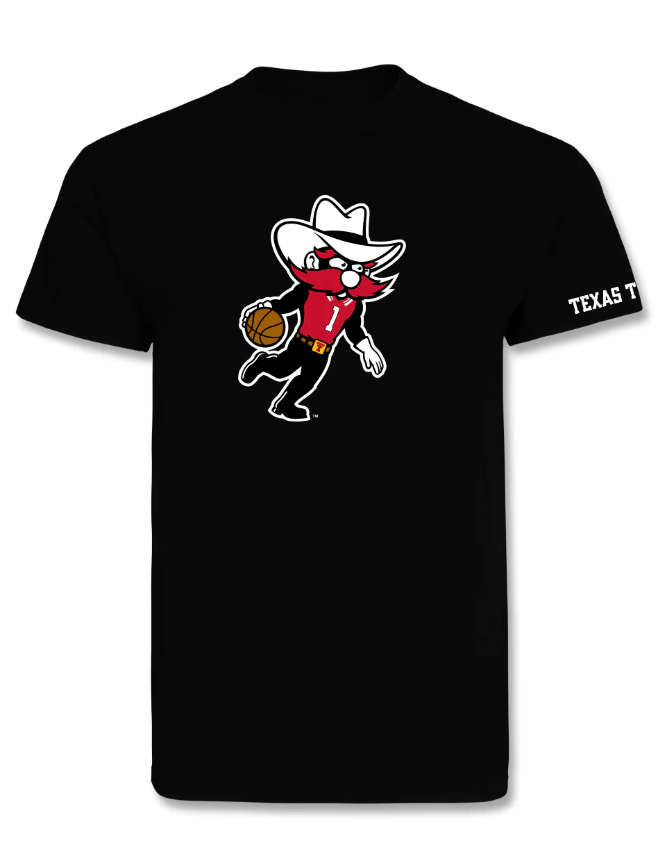 Texas Tech "Mascot Dribble" Short Sleeve T-Shirt