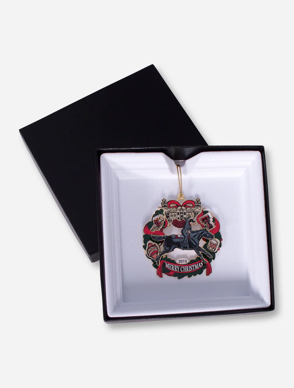 Texas Tech Masked Rider 2015 Collector's Christmas Ornament - Image 3