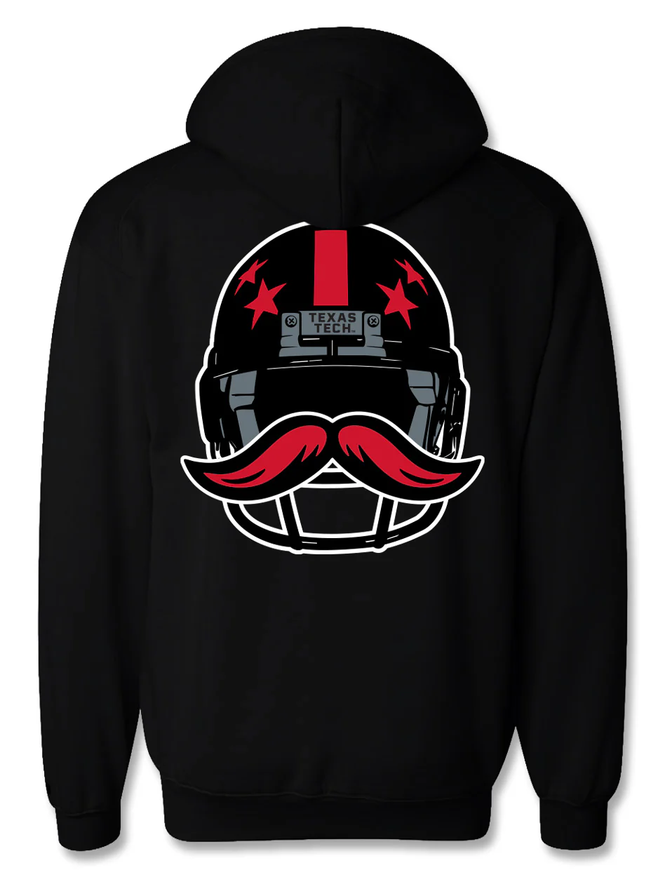 Texas Tech "Mustache Mafia" Hood - Image 2