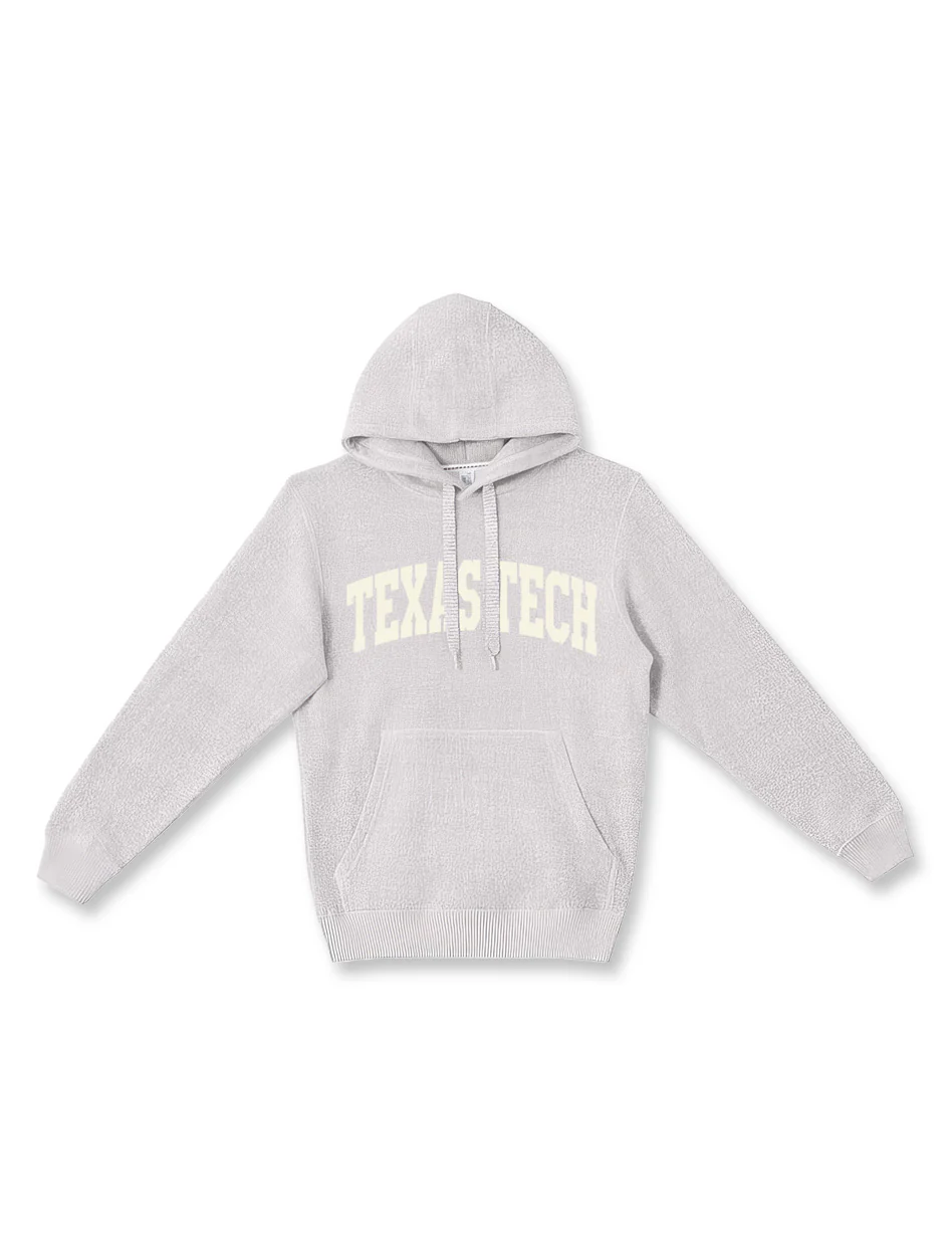 Texas Tech "Nantucket" Knit Hooded Sweatshirt - Image 2