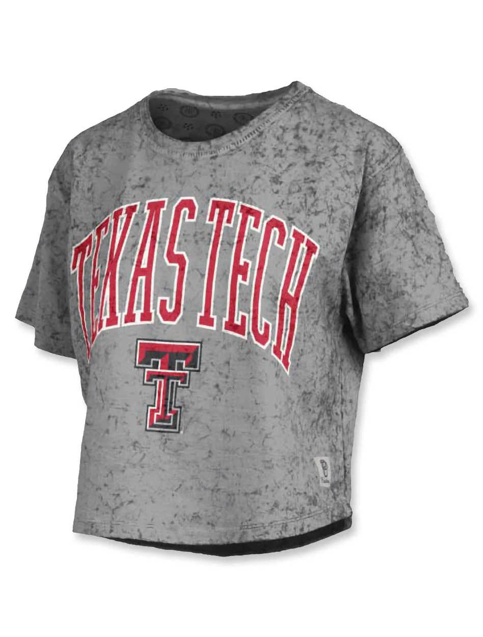 Texas Tech "New Zealand" Sun Wash Crop Top
