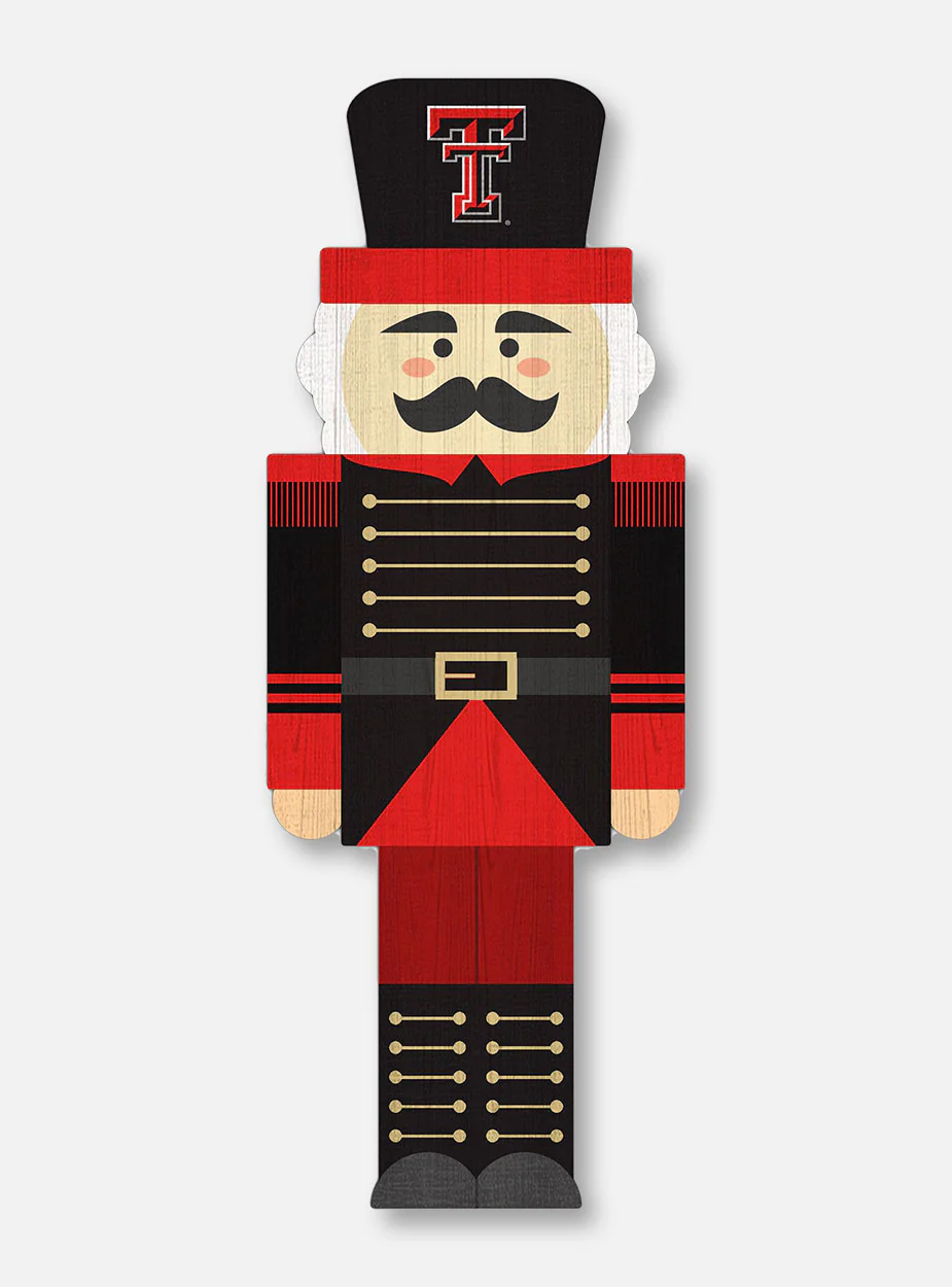 Texas Tech Nutcracker Wooden Ornament