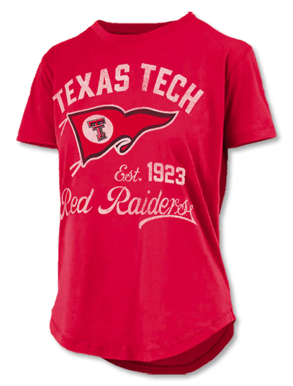 Texas Tech "Old Standard" Rounded Bottom T-Shirt