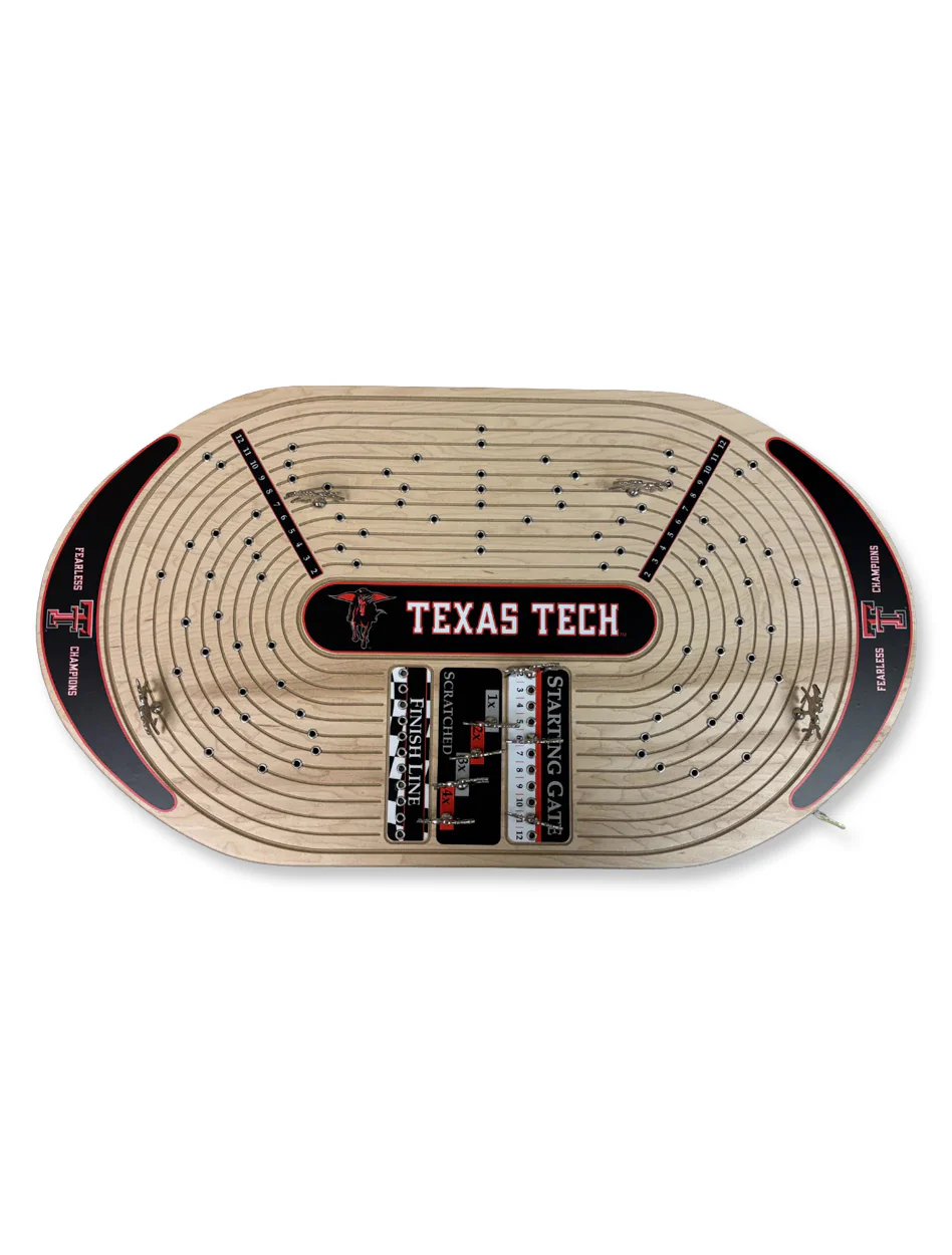 Texas Tech Oval Horse Track Dice Game - Image 3