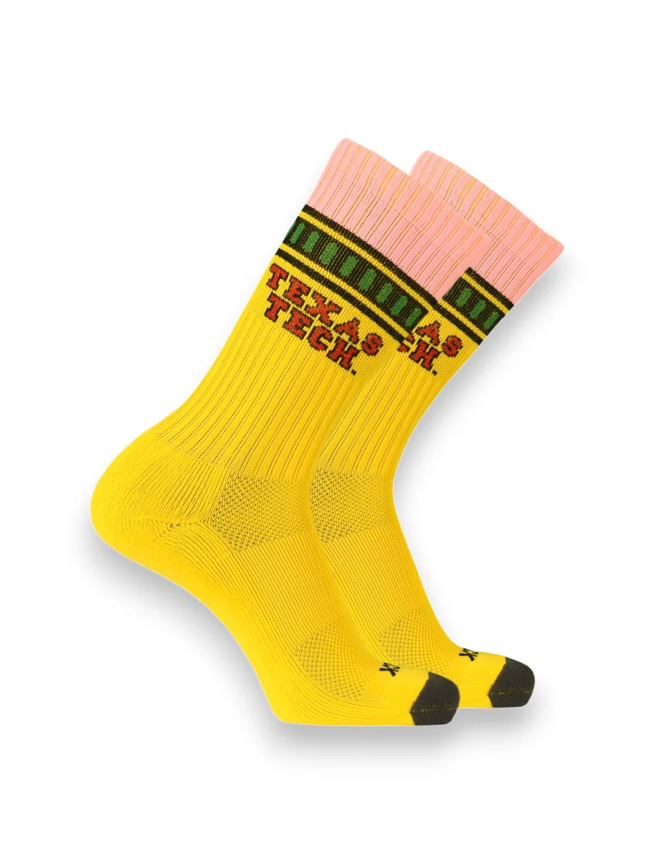 Texas Tech "Pencil" Crew Socks