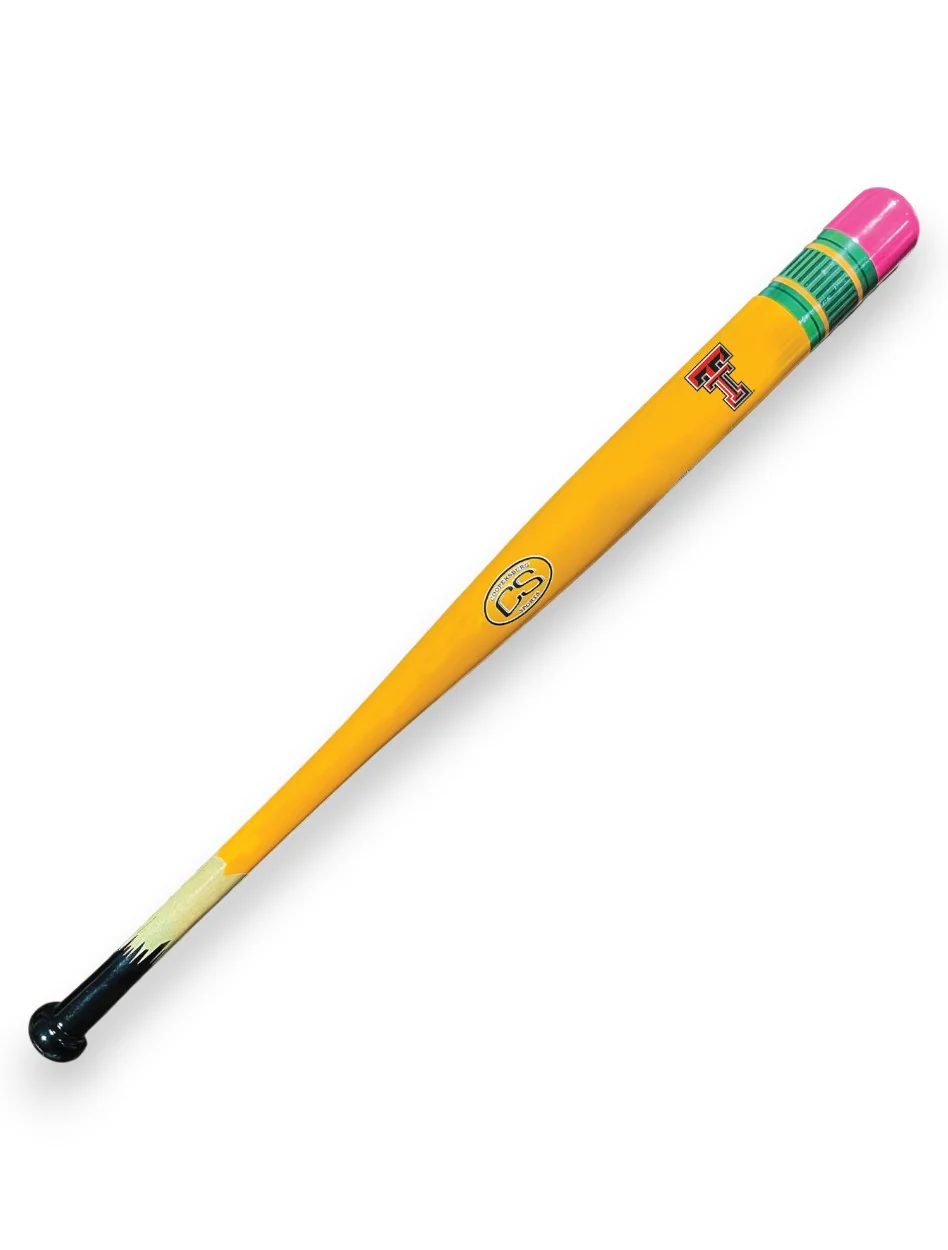 Texas Tech "Pencil" Double T Mini Wooden Bat