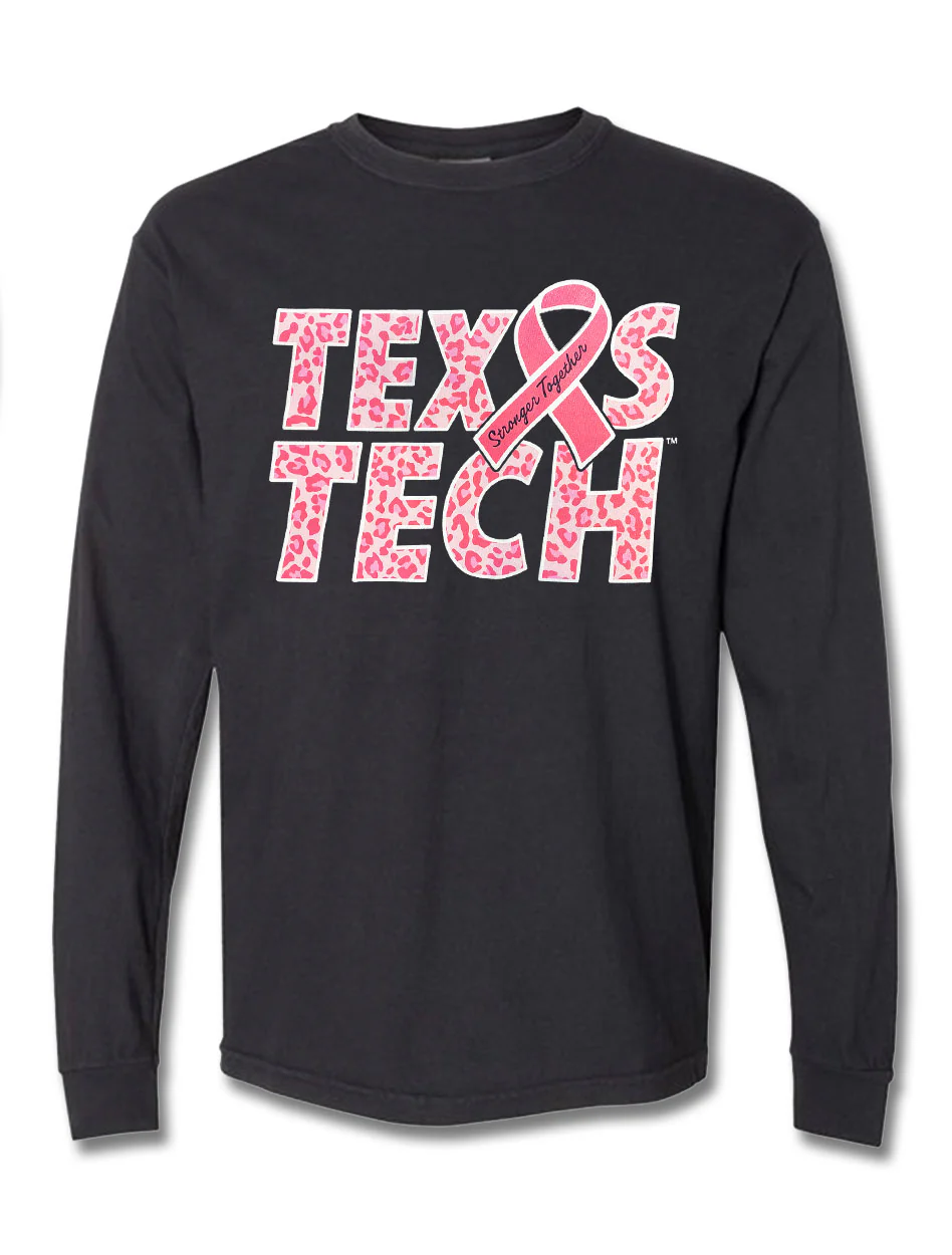 Texas Tech Breast Cancer "Pink Awareness" Comfort Long Sleeve