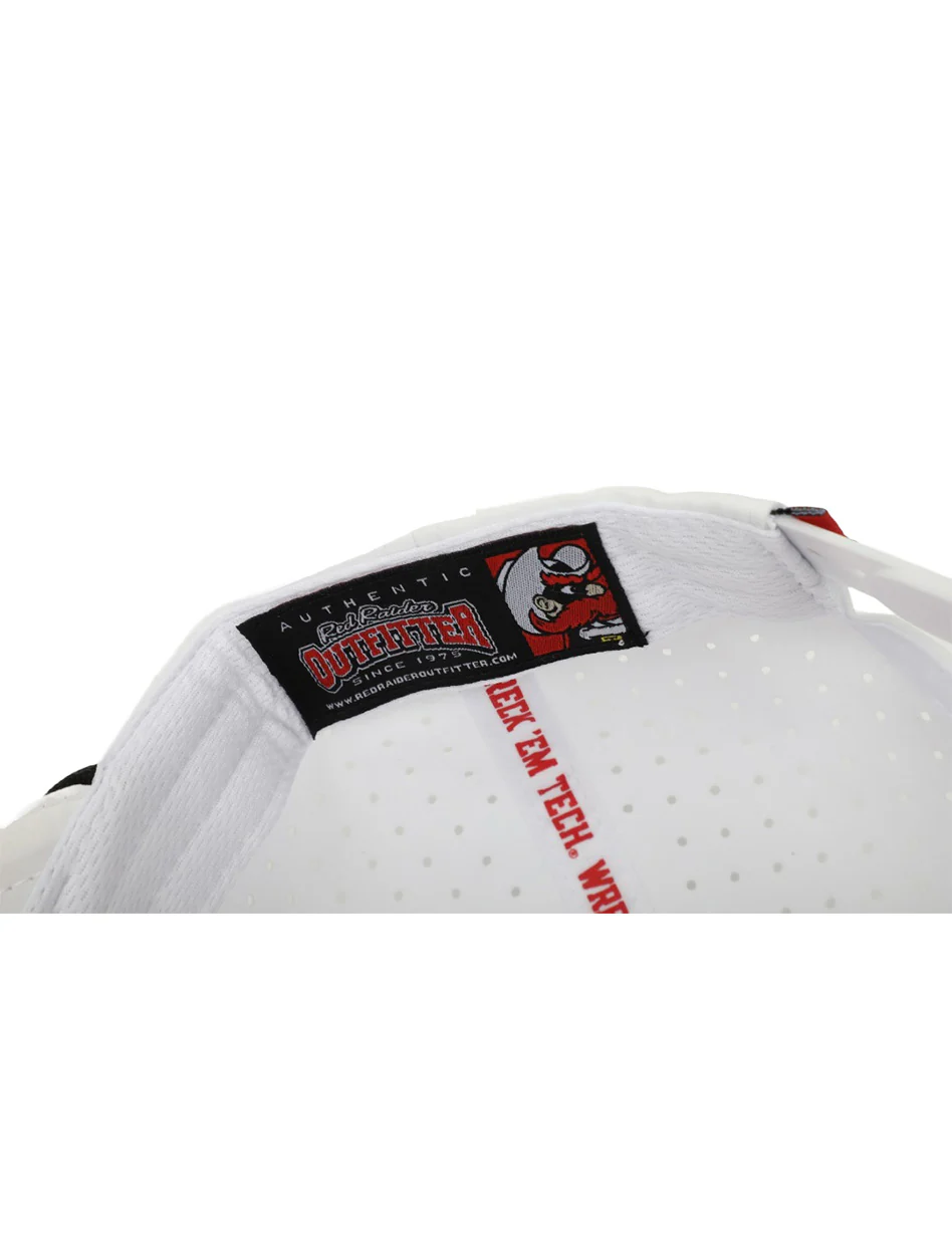 Dark Horse Texas Tech "PJM" White Corded Sport Snapback Cap - Image 5