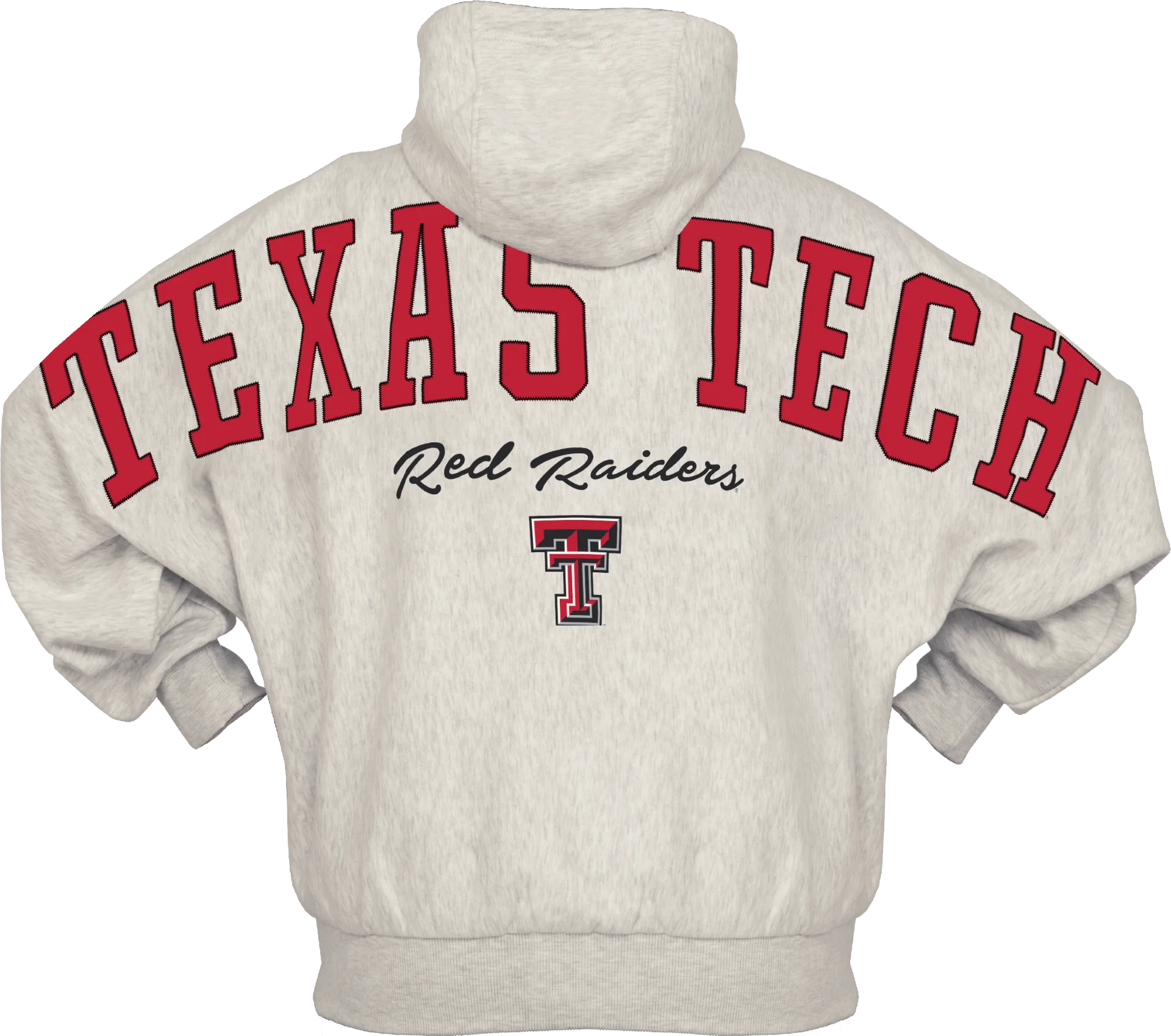 Texas Tech Press Box "Fairborne" Oversized Full Zip Hoodie - Image 2