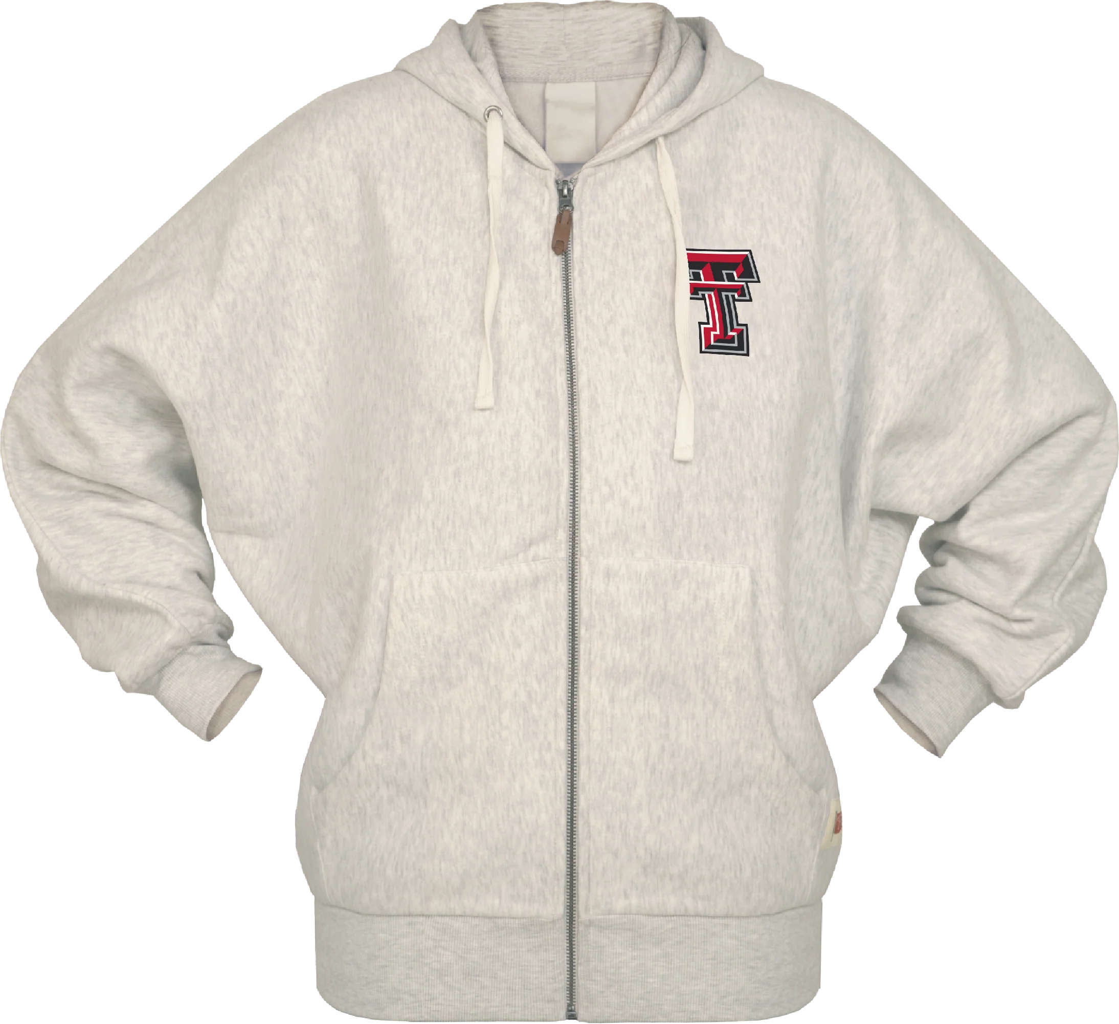 Texas Tech Press Box "Fairborne" Oversized Full Zip Hoodie - Image 3