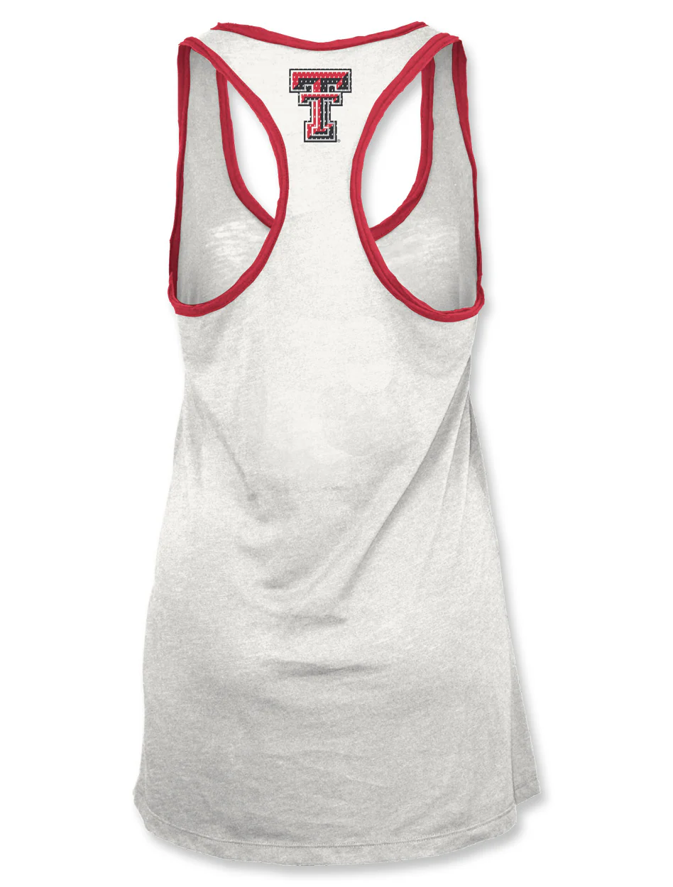 Texas Tech Press Box "Tracy" Crew Neck Tank Top - Image 2