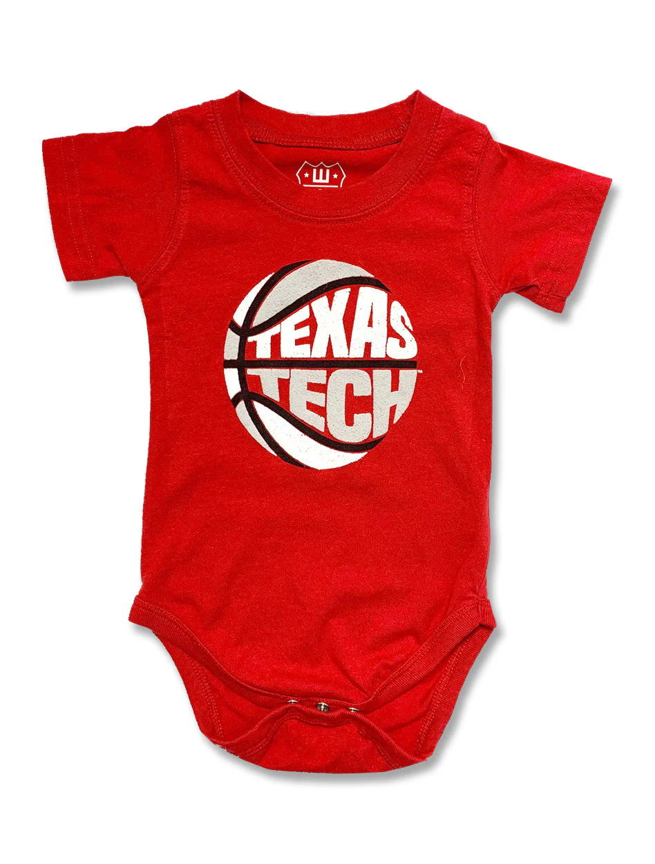Texas Tech "Puff Ball" Basketball Infant Onesie