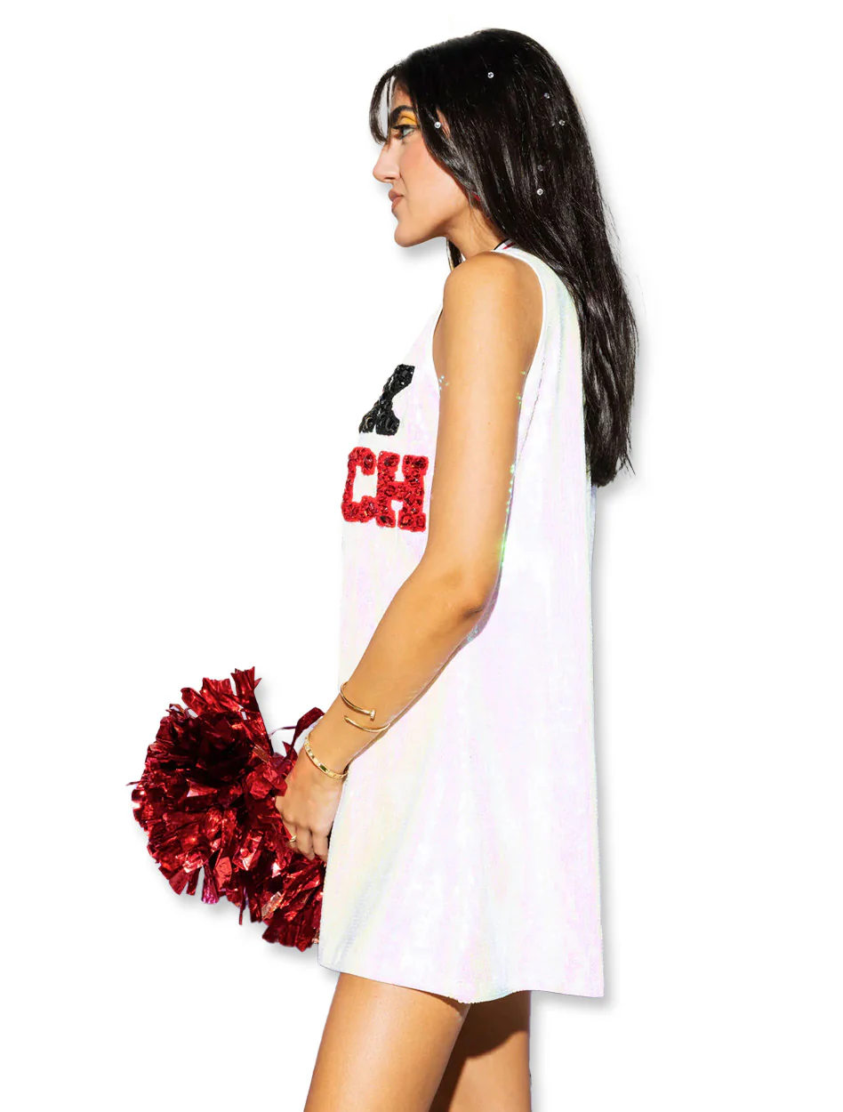 Texas Tech Queen of Sparkles "Wreck Em Tech" Tank Dress - Image 4