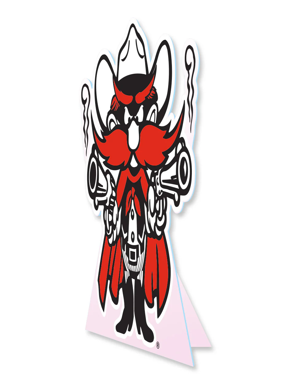Texas Tech Raider Red Plastic Corrugated Decor - Image 2