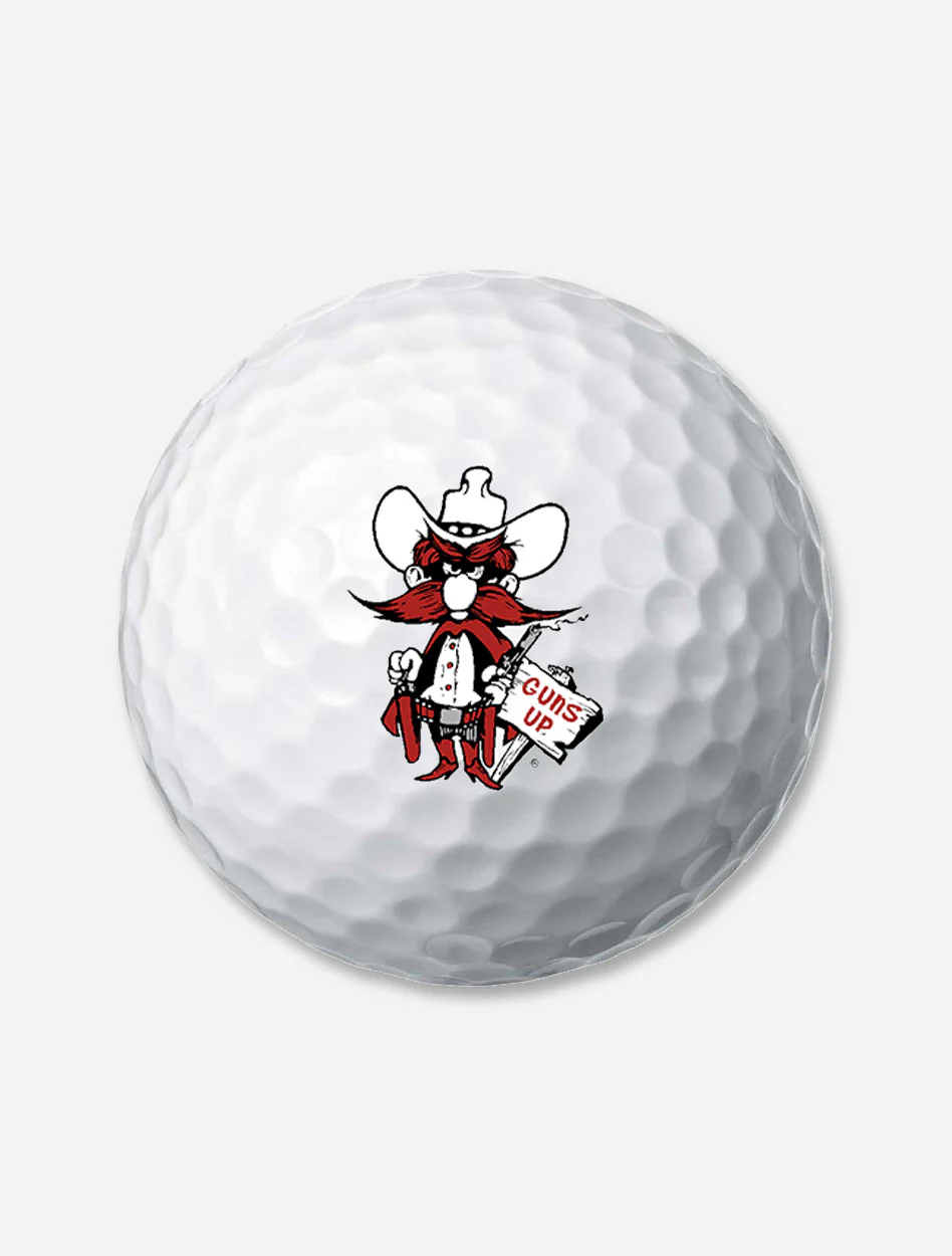 Texas Tech Raider Red 50th Anniversary 3 Pack of Golf Balls - Image 3