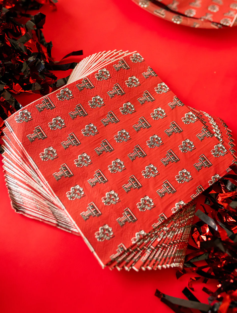 Texas Tech Raider Red Custom 25pk Napkins