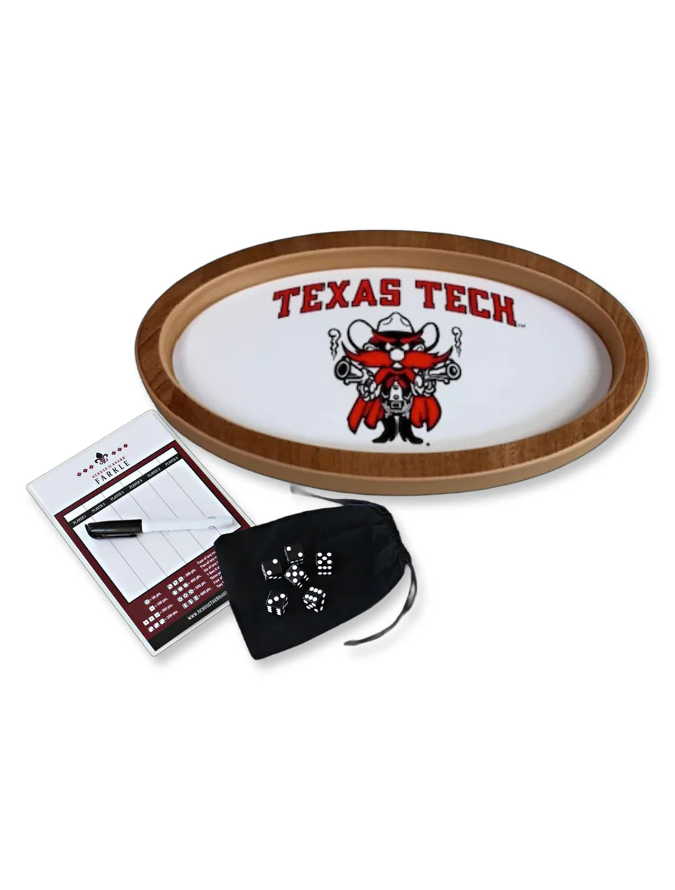 Texas Tech Raider Red Farkle Game