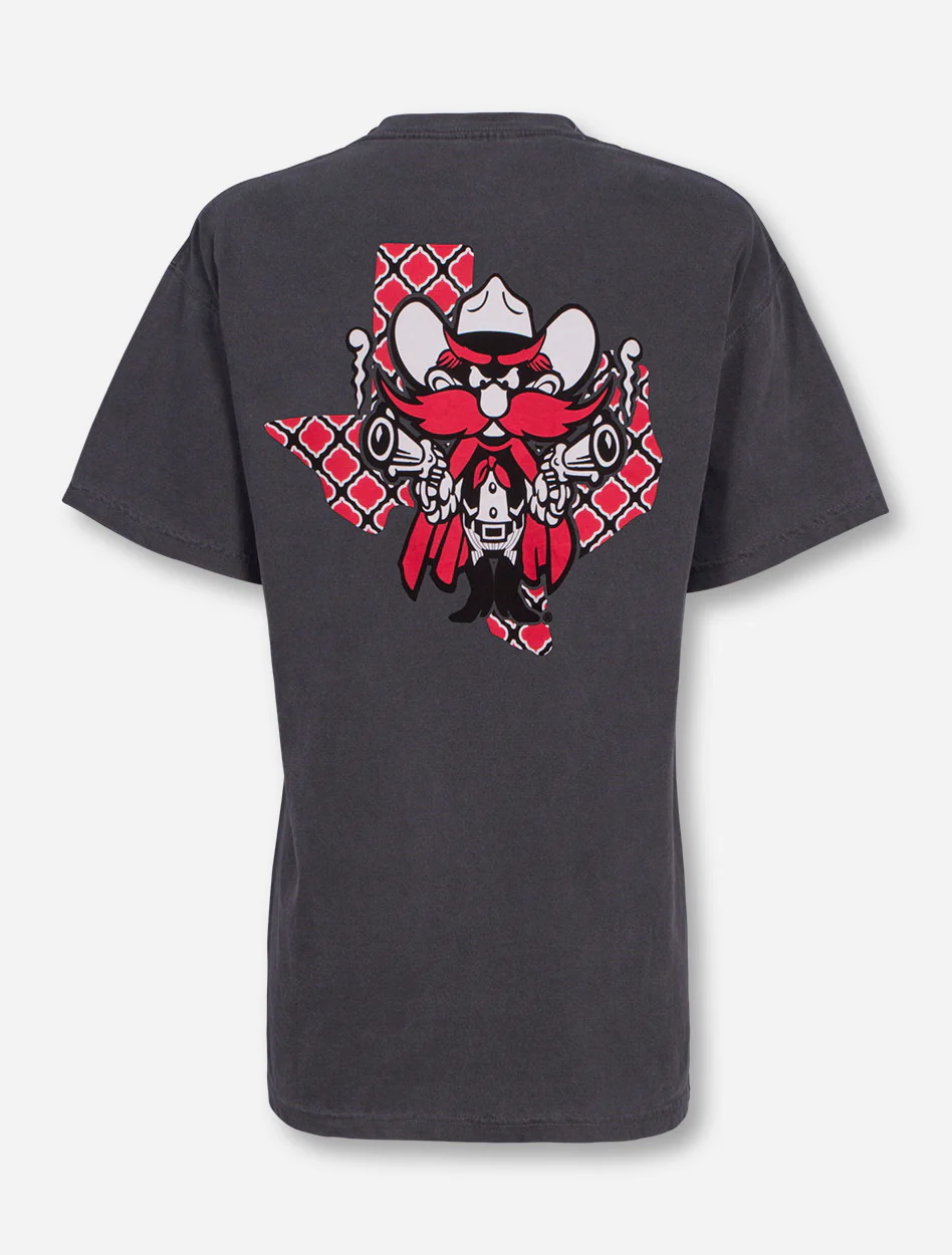 Texas Tech Raider Red Lattice Lone Star Pride on Pepper T-Shirt