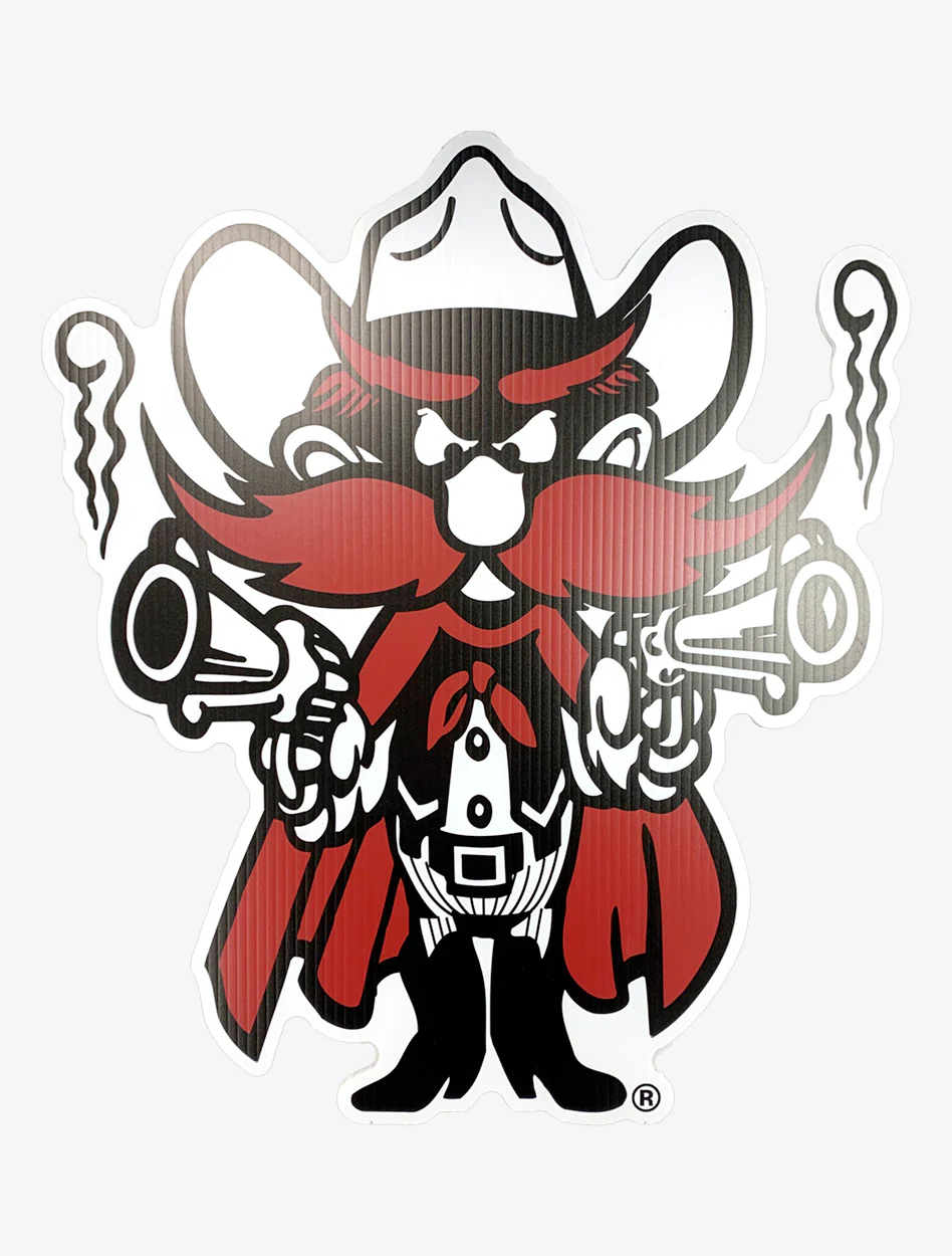 Texas Tech Raider Red Lawn Sign