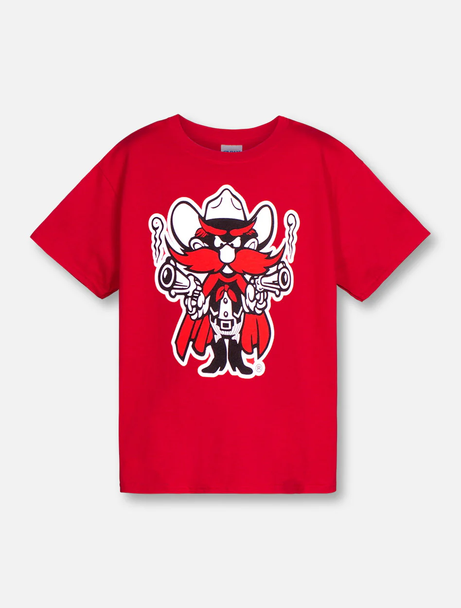 Texas Tech Raider Red on YOUTH T-Shirt - Image 3