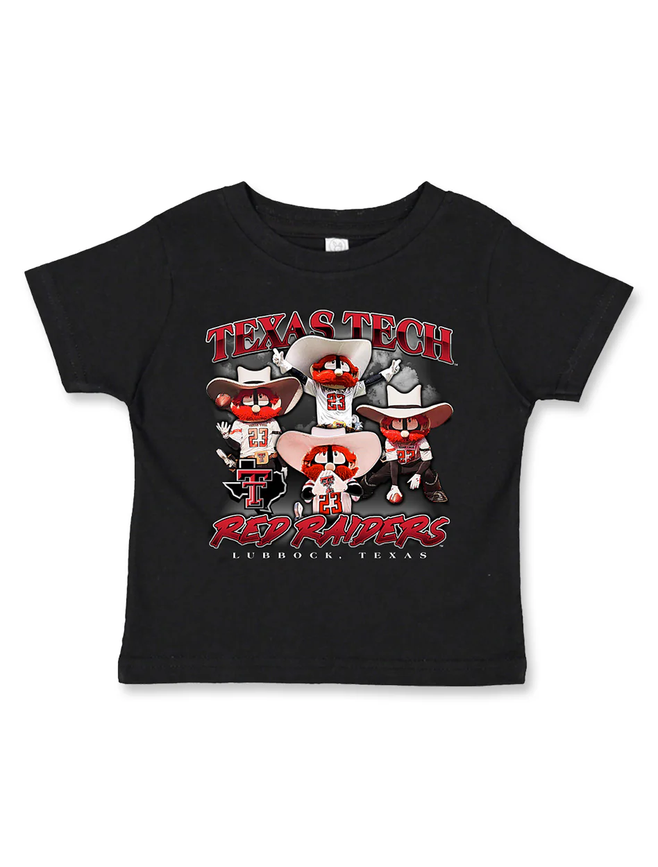 Texas Tech Raider Red "Poses" TODDLER T-Shirt
