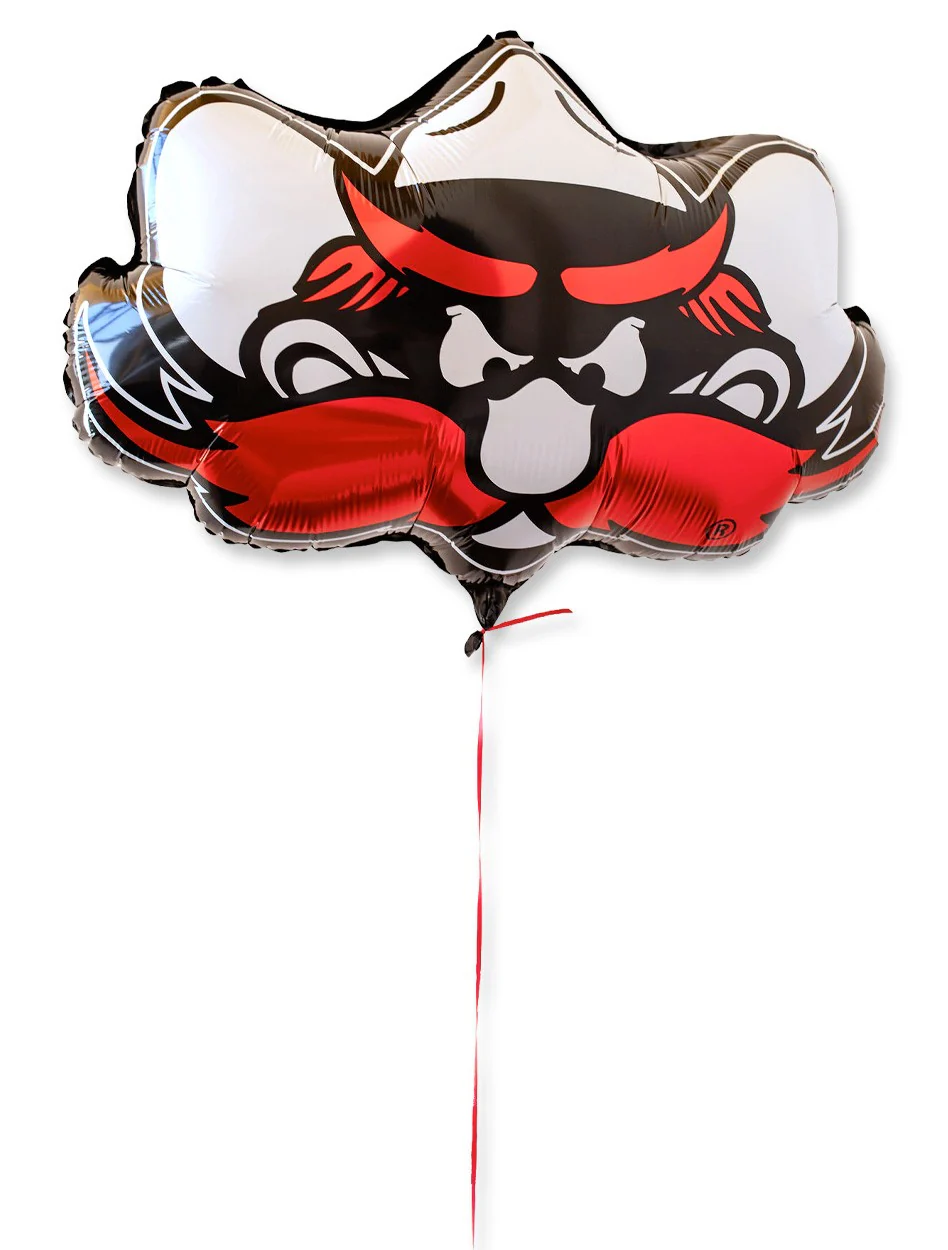 Texas Tech Raider Red Shaped 24" Mylar Balloon - Image 2