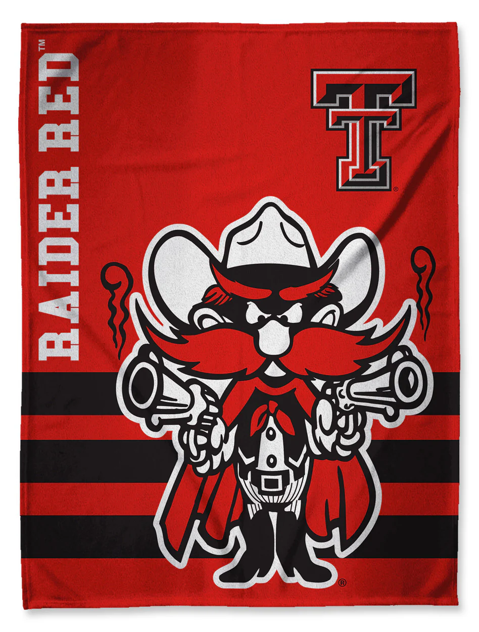 Texas Tech Raider Red Sleep Squad 60 x 80 Throw - Image 2