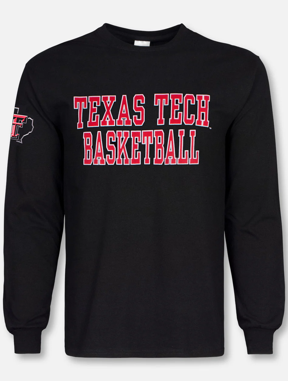 Texas Tech Red Raiders Basketball Stack Lone Star Pride Edition Long Sleeve T-Shirt