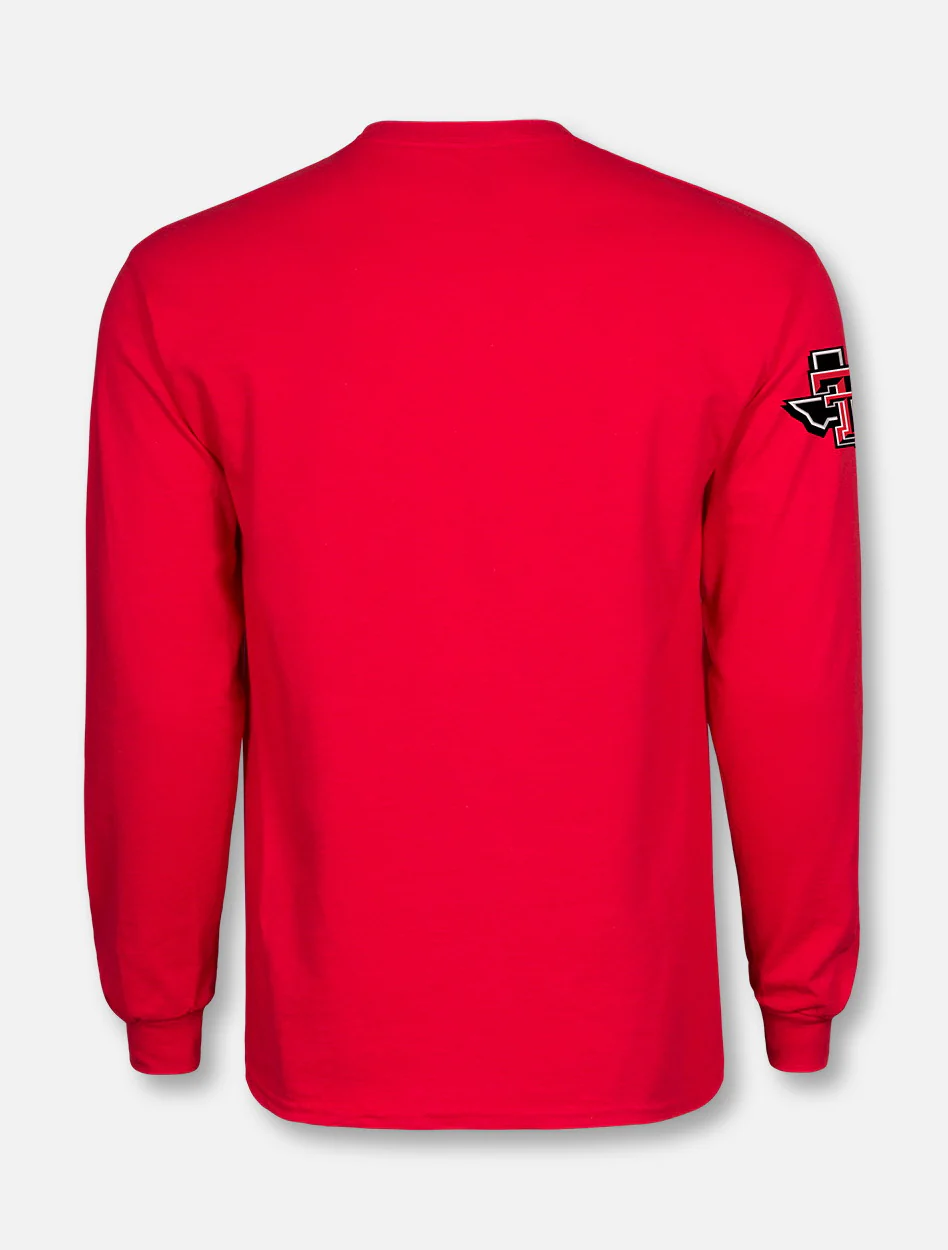 Texas Tech Red Raiders Basketball Stack Lone Star Pride Edition Long Sleeve T-Shirt - Image 6