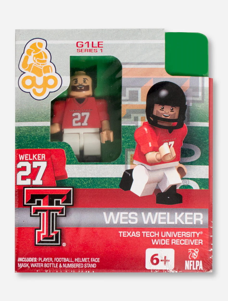 Texas Tech Red Raiders #27 Wes Welker Minifigure - Image 4