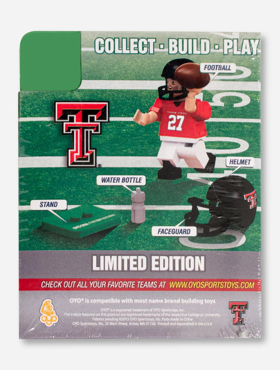 Texas Tech Red Raiders #27 Wes Welker Minifigure - Image 5
