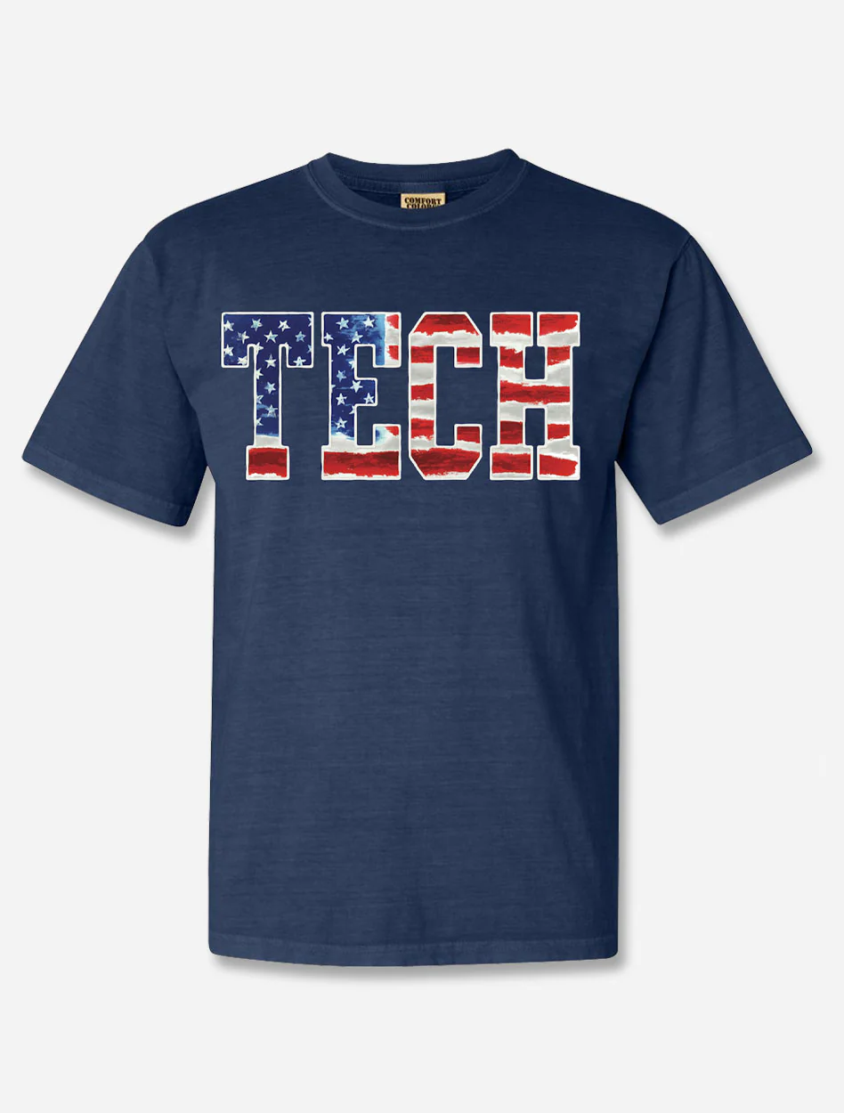 Texas Tech Red Raiders Americana "Old Glory" T-shirt