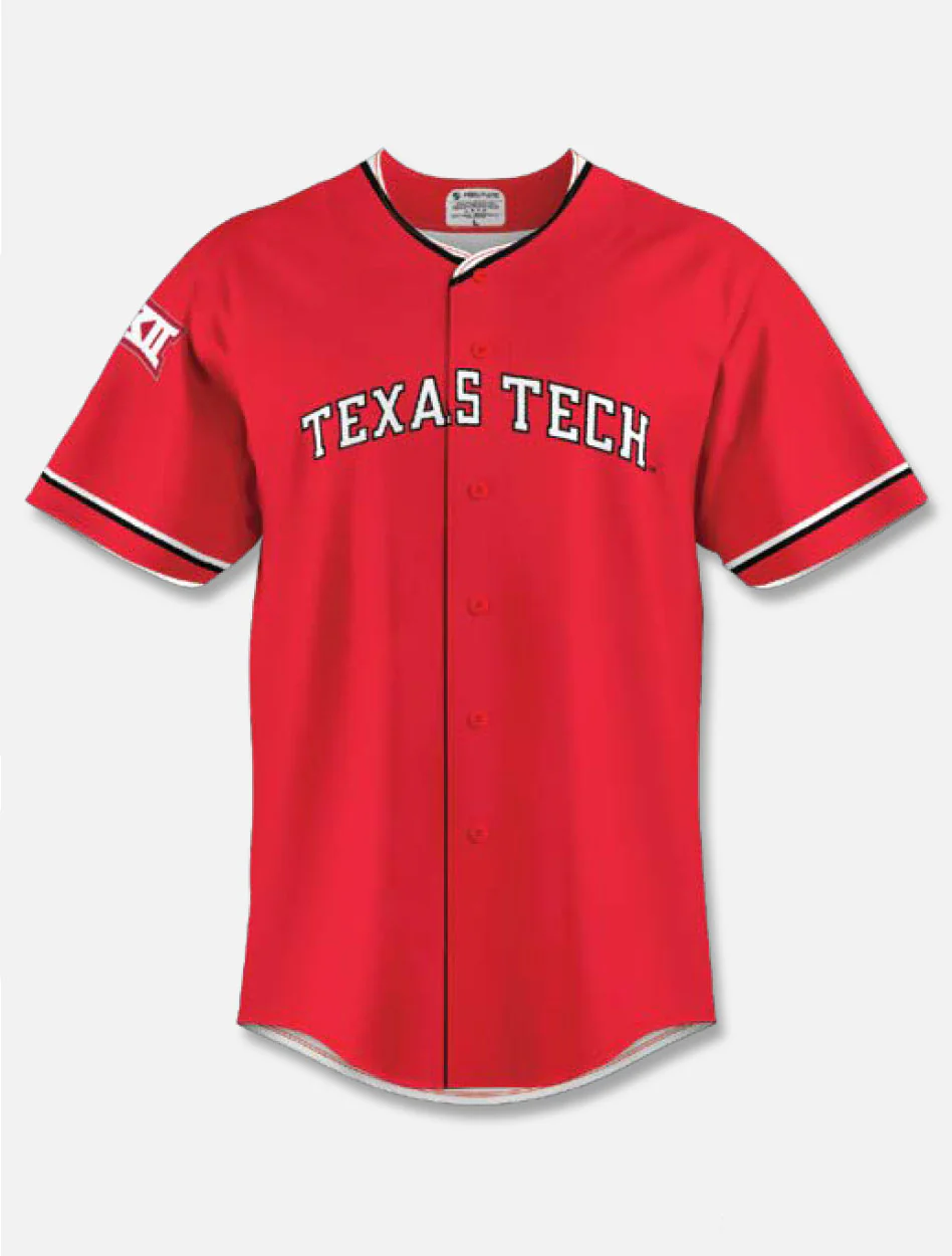 Texas Tech Red Raiders Arch Replica Baseball Jersey - Image 3