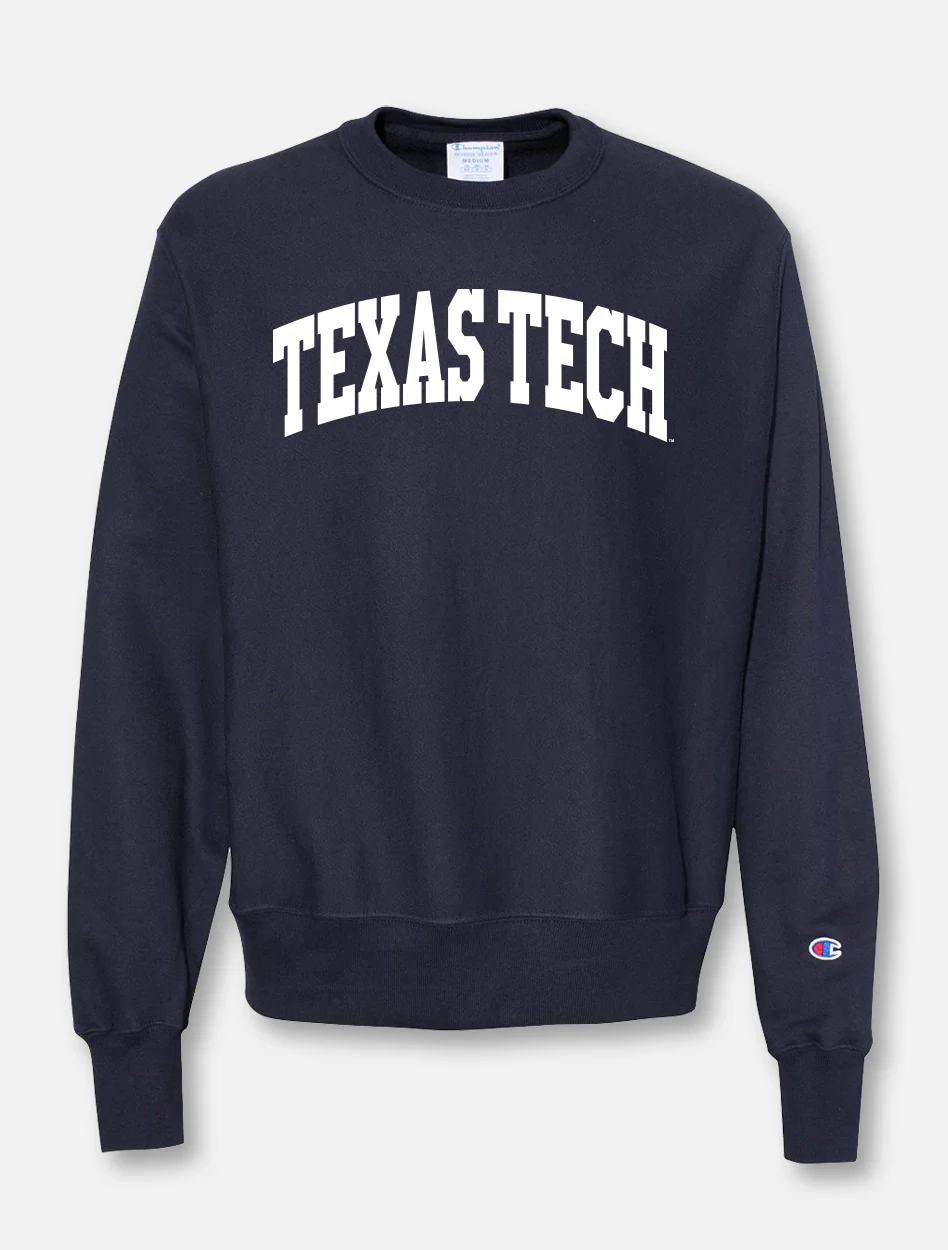 Texas Tech Red Raiders Arch Reverse Weave Crew Sweatshirt - Image 5