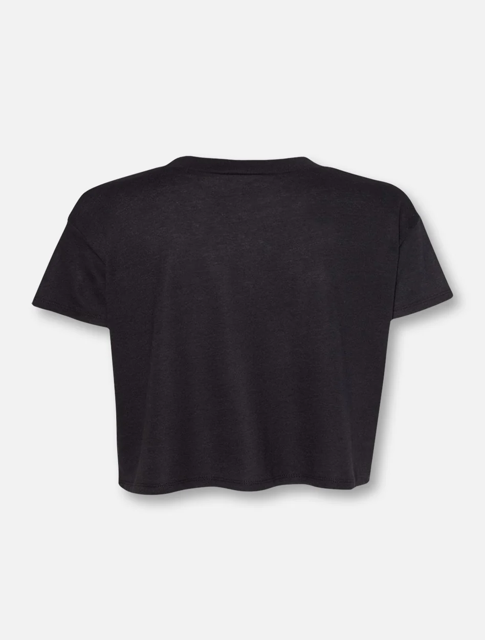 Texas Tech Red Raiders Baseball " Line Drive" Crop Top - Image 2