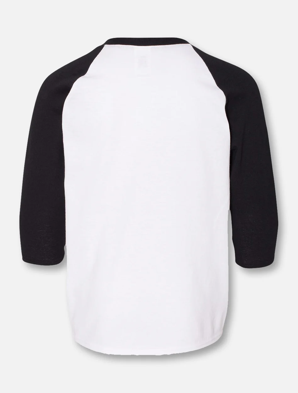Texas Tech Red Raiders Baseball "Right Off the Bat" YOUTH Raglan - Image 2