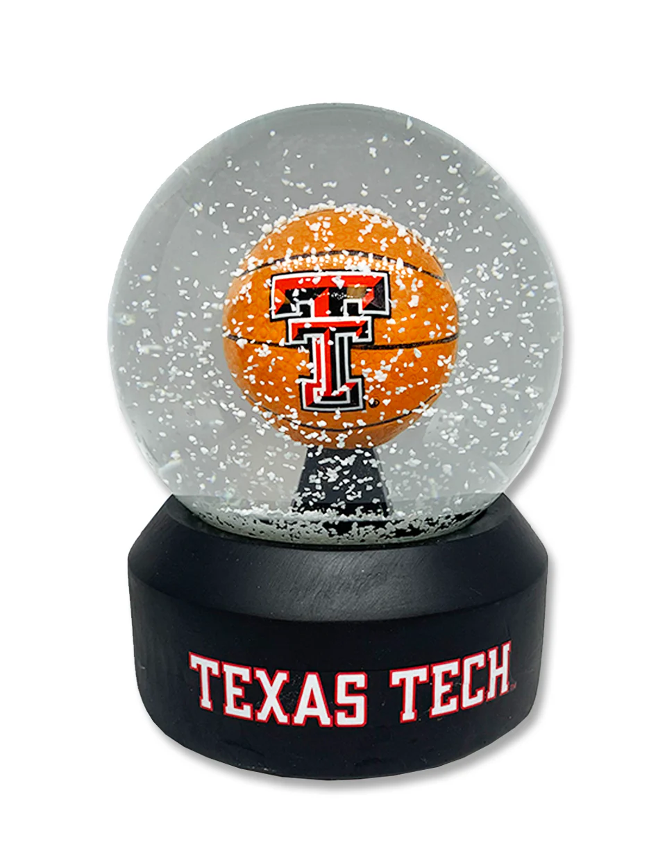 Texas Tech Red Raiders "Basketball" Snow Globe