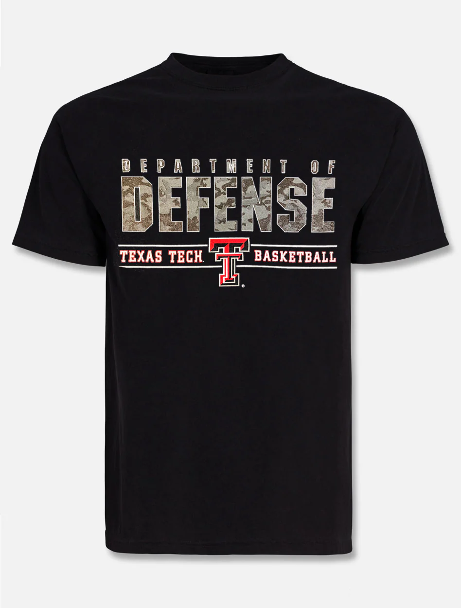 Texas Tech Red Raiders Basketball Dept Of Defense " Night Watch" T-shirt
