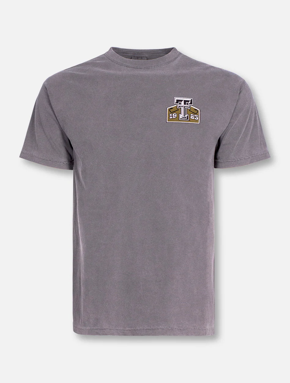 Texas Tech Red Raiders Black and White Double T "Fly Fishing" Short Sleeve T-Shirt - Image 2