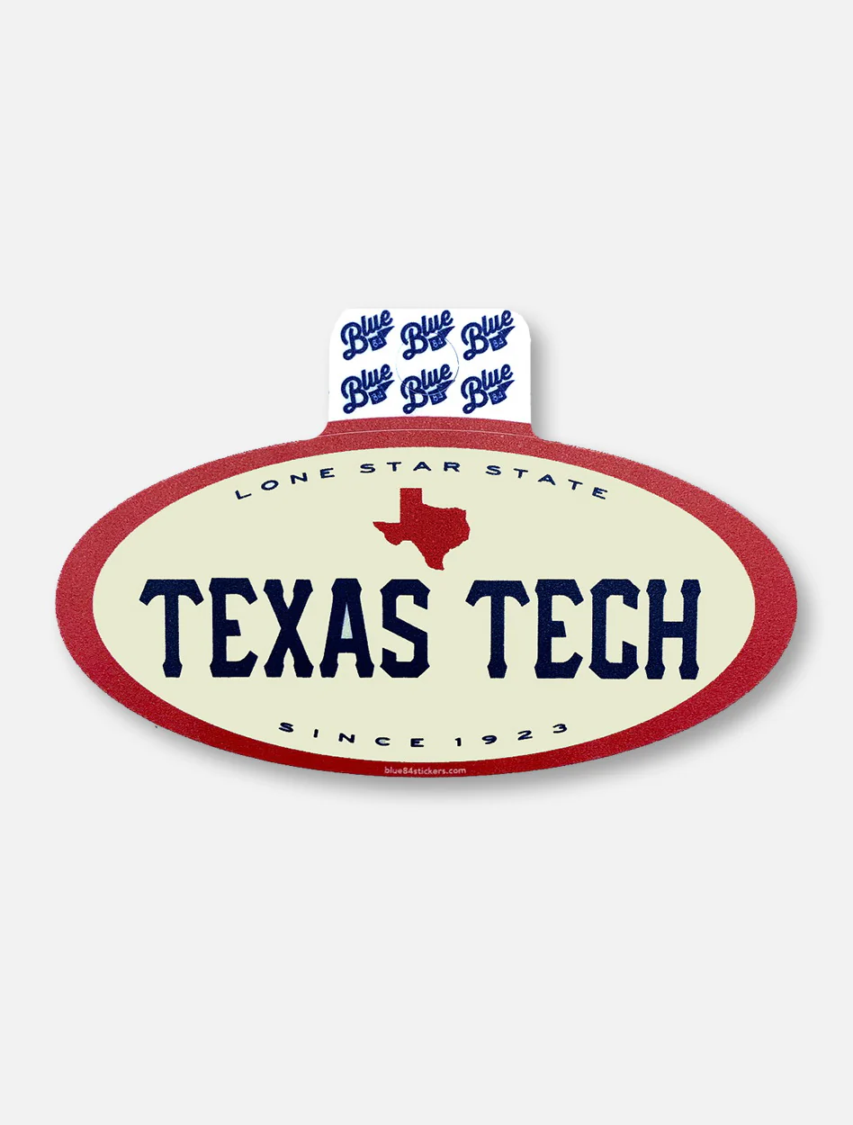 Texas Tech Red Raiders "Built Tough" Decal