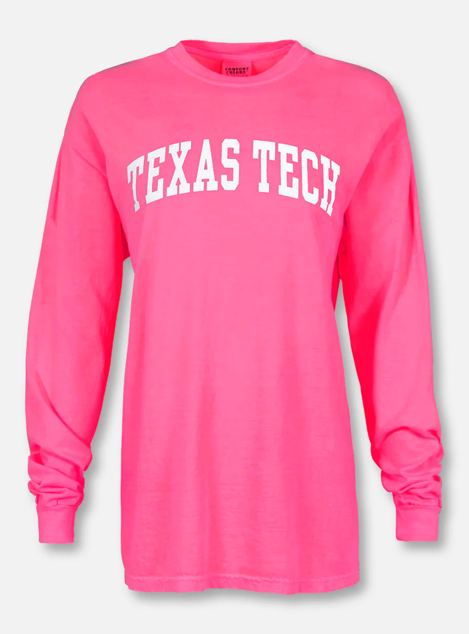 Texas Tech Red Raiders Classic Arch in White Long Sleeve T-Shirt - Image 3