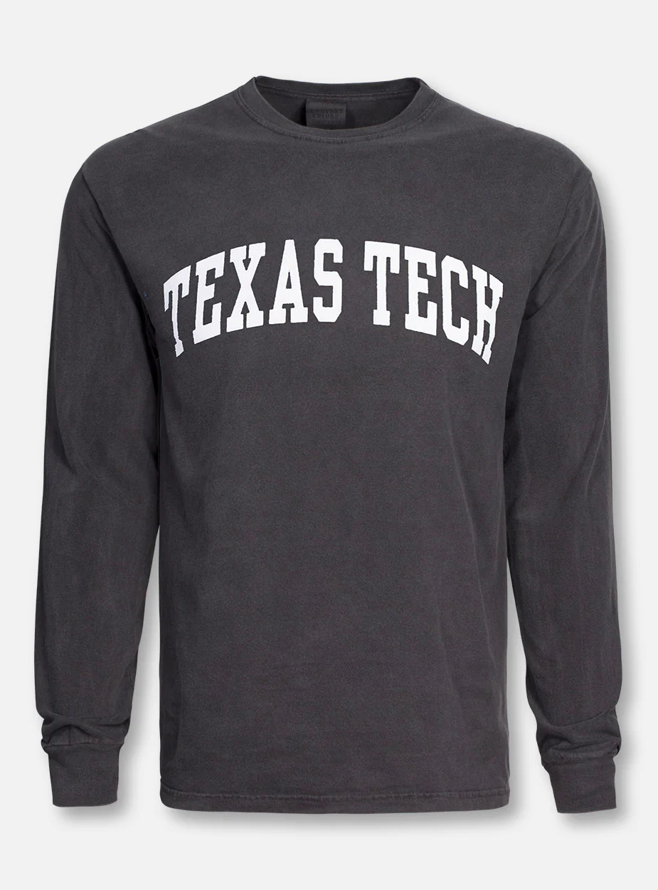Texas Tech Red Raiders Classic White Arch Long Sleeve T-Shirt - Image 3